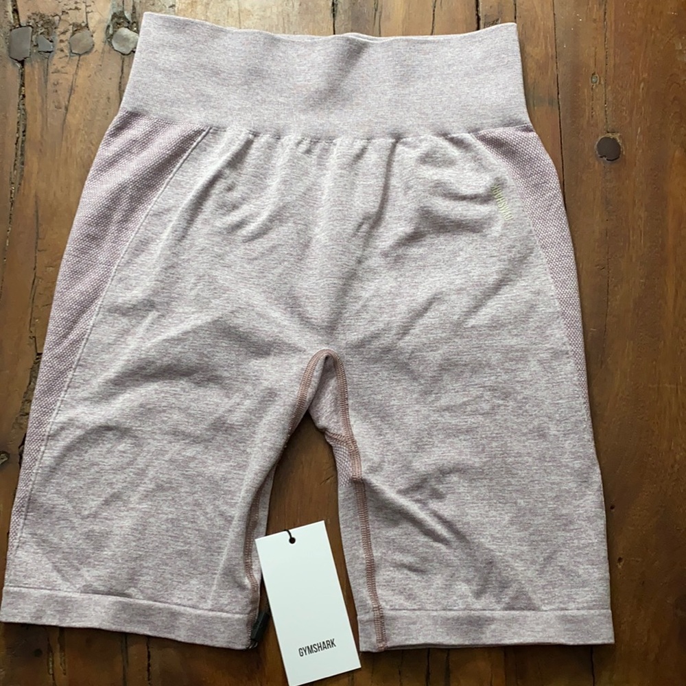 Gymshark Flex Cycling Shorts - Purple/Marl/Grey